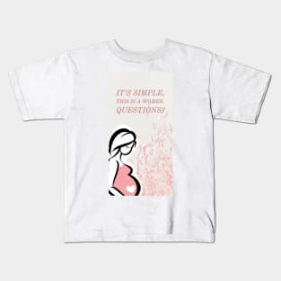 A real women Kids T-Shirt